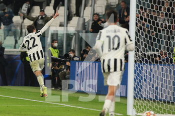 2021-11-02 - Federico Chiesa (Juventus FC) celebrates the goal - JUVENTUS FC VS ZENIT ST. PETERSBURG - UEFA CHAMPIONS LEAGUE - SOCCER