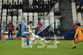 2021-11-02 - Alvaro Morata (Juventus FC) scores the goal - JUVENTUS FC VS ZENIT ST. PETERSBURG - UEFA CHAMPIONS LEAGUE - SOCCER