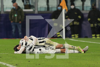 2021-11-02 - Alvaro Morata (Juventus FC) and Federico Chiesa (Juventus FC) celebrates the goal - JUVENTUS FC VS ZENIT ST. PETERSBURG - UEFA CHAMPIONS LEAGUE - SOCCER