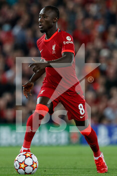 2021-09-15 - Naby Keita (Liverpool FC) in action - GROUP B - LIVERPOOL FC VS AC MILAN - UEFA CHAMPIONS LEAGUE - SOCCER