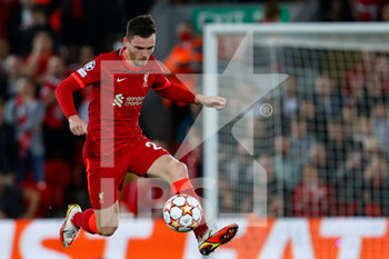 2021-09-15 - Andrew Robertson (Liverpool FC) in action - GROUP B - LIVERPOOL FC VS AC MILAN - UEFA CHAMPIONS LEAGUE - SOCCER