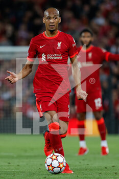 2021-09-15 - Fabinho (Liverpool FC) in action - GROUP B - LIVERPOOL FC VS AC MILAN - UEFA CHAMPIONS LEAGUE - SOCCER
