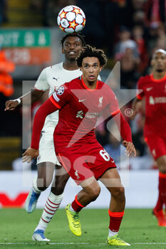 2021-09-15 - Trent Alexander-Arnold (Liverpool FC) in action - GROUP B - LIVERPOOL FC VS AC MILAN - UEFA CHAMPIONS LEAGUE - SOCCER
