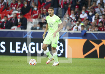 2021-09-14 - Maxence Lacroix of Wolfsburg during the UEFA Champions League, Group Stage, Group G football match between Lille OSC (LOSC) and VfL Wolfsburg on September 14, 2021 at Stade Pierre Mauroy in Villeneuve-d?Ascq near Lille, France - LILLE OSC (LOSC) AND VEREIN FUR LEIBESUBUNGEN WOLFSBURG - UEFA CHAMPIONS LEAGUE - SOCCER