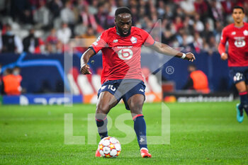 2021-09-14 - Jonathan IKONE of Lille during the UEFA Champions League, Group Stage, Group G football match between Lille OSC (LOSC) and Verein fur Leibesubungen Wolfsburg on September 14, 2021 at Pierre Mauroy Stadium in Villeneuve-d'Ascq, France - LILLE OSC (LOSC) AND VEREIN FUR LEIBESUBUNGEN WOLFSBURG - UEFA CHAMPIONS LEAGUE - SOCCER