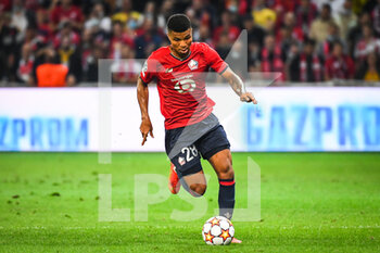 2021-09-14 - REINILDO of Lille during the UEFA Champions League, Group Stage, Group G football match between Lille OSC (LOSC) and Verein fur Leibesubungen Wolfsburg on September 14, 2021 at Pierre Mauroy Stadium in Villeneuve-d'Ascq, France - LILLE OSC (LOSC) AND VEREIN FUR LEIBESUBUNGEN WOLFSBURG - UEFA CHAMPIONS LEAGUE - SOCCER