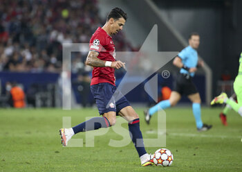 2021-09-14 - Jose Fonte of Lille during the UEFA Champions League, Group Stage, Group G football match between Lille OSC (LOSC) and VfL Wolfsburg on September 14, 2021 at Stade Pierre Mauroy in Villeneuve-d?Ascq near Lille, France - LILLE OSC (LOSC) AND VEREIN FUR LEIBESUBUNGEN WOLFSBURG - UEFA CHAMPIONS LEAGUE - SOCCER