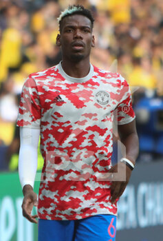2021-09-14 - Paul Pogba of Manchester United during the UEFA Champions League, Group Stage, Group F football match between Young Boys Berne and Manchester United on September 14, 2021 at Stade de Suisse in Berne, Switzerland - GROUP F - YOUNG BOYS BERNE VS MANCHESTER UNITED - UEFA CHAMPIONS LEAGUE - SOCCER