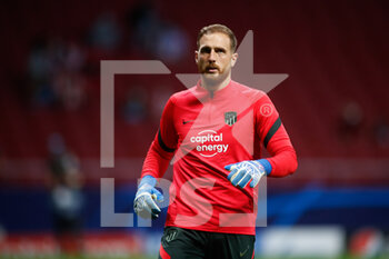 2021-09-15 - Jan Oblak of Atletico de Madrid warms up during the UEFA Champions League, Group B, football match played between Atletico de Madrid and FC Porto at Wanda Metropolitano stadium on September 15, 2021, in Madrid, Spain - GROUP B - ATLETICO DE MADRID VS FC PORTO - UEFA CHAMPIONS LEAGUE - SOCCER
