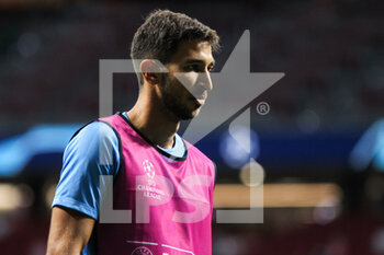2021-09-15 - Marko Grujic of Porto looks on during the UEFA Champions League, Group B, football match played between Atletico de Madrid and FC Porto at Wanda Metropolitano stadium on September 15, 2021, in Madrid, Spain - GROUP B - ATLETICO DE MADRID VS FC PORTO - UEFA CHAMPIONS LEAGUE - SOCCER