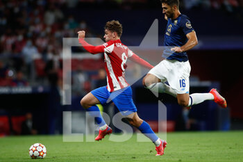2021-09-15 - Antoine Griezmann of Atletico de Madrid in action during the UEFA Champions League, Group B, football match played between Atletico de Madrid and FC Porto at Wanda Metropolitano stadium on September 15, 2021, in Madrid, Spain - GROUP B - ATLETICO DE MADRID VS FC PORTO - UEFA CHAMPIONS LEAGUE - SOCCER