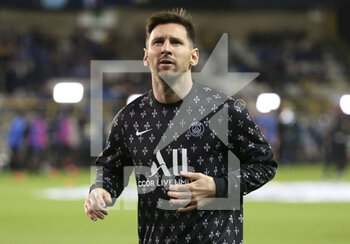 2021-09-15 - Lionel Messi of PSG during the UEFA Champions League, Group Stage, Group 1 football match between Club Brugge KV and Paris Saint-Germain (PSG)on September 15, 2021 at Jan Breydel Stadion in Bruges, Belgium - CLUB BRUGGE KV VS PARIS SAINT-GERMAIN (PSG) - UEFA CHAMPIONS LEAGUE - SOCCER
