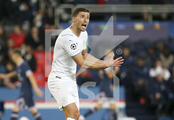 2021-09-28 - Ruben Dias of Manchester City during the UEFA Champions League, Group A football match between Paris Saint-Germain and Manchester City on September 28, 2021 at Parc des Princes stadium in Paris, France - PARIS SAINT-GERMAIN VS MANCHESTER CITY - UEFA CHAMPIONS LEAGUE - SOCCER