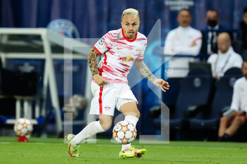 2021-10-19 - Jose Angel Esmoris Tasende of RB Leipzig during the UEFA Champions League, Group A football match between Paris Saint-Germain and RB Leipzig on October 19, 2021 at Parc des Princes stadium in Paris, France - PARIS SAINT-GERMAIN VS RB LEIPZIG - UEFA CHAMPIONS LEAGUE - SOCCER