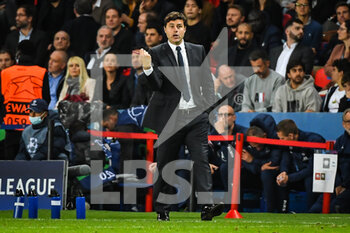 2021-10-19 - Mauricio POCHETTINO of PSG during the UEFA Champions League, Group A football match between Paris Saint-Germain and RB Leipzig on October 19, 2021 at Parc des Princes stadium in Paris, France - PARIS SAINT-GERMAIN VS RB LEIPZIG - UEFA CHAMPIONS LEAGUE - SOCCER