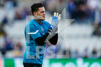 2021-10-19 - Ederson of Manchester City warms up during the UEFA Champions League, Group A football match between Club Brugge KV and Manchester City on October 19, 2021 at Jan Breydelstadion in Bruges, Belgium - CLUB BRUGGE KV VS MANCHESTER CITY - UEFA CHAMPIONS LEAGUE - SOCCER