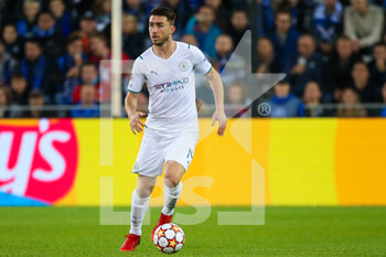 2021-10-19 - Aymeric Laporte of Manchester City during the UEFA Champions League, Group A football match between Club Brugge KV and Manchester City on October 19, 2021 at Jan Breydelstadion in Bruges, Belgium - CLUB BRUGGE KV VS MANCHESTER CITY - UEFA CHAMPIONS LEAGUE - SOCCER
