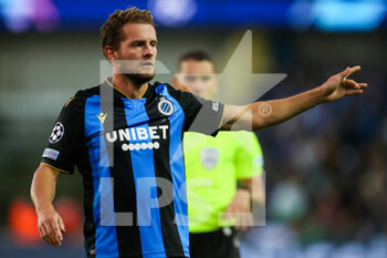 2021-10-19 - Mats Rits of Club Brugge during the UEFA Champions League, Group A football match between Club Brugge KV and Manchester City on October 19, 2021 at Jan Breydelstadion in Bruges, Belgium - CLUB BRUGGE KV VS MANCHESTER CITY - UEFA CHAMPIONS LEAGUE - SOCCER
