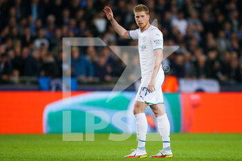 2021-10-19 - Kevin De Bruyne of Manchester City during the UEFA Champions League, Group A football match between Club Brugge KV and Manchester City on October 19, 2021 at Jan Breydelstadion in Bruges, Belgium - CLUB BRUGGE KV VS MANCHESTER CITY - UEFA CHAMPIONS LEAGUE - SOCCER