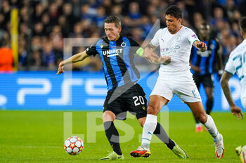 2021-10-19 - Hans Vanaken of Club Brugge and Rodri of Manchester City during the UEFA Champions League, Group A football match between Club Brugge KV and Manchester City on October 19, 2021 at Jan Breydelstadion in Bruges, Belgium - CLUB BRUGGE KV VS MANCHESTER CITY - UEFA CHAMPIONS LEAGUE - SOCCER