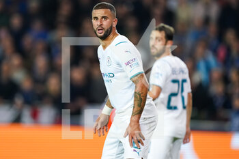 2021-10-19 - Kyle Walker of Manchester City during the UEFA Champions League, Group A football match between Club Brugge KV and Manchester City on October 19, 2021 at Jan Breydelstadion in Bruges, Belgium - CLUB BRUGGE KV VS MANCHESTER CITY - UEFA CHAMPIONS LEAGUE - SOCCER