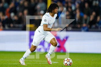 2021-10-19 - Nathan Ake of Manchester City during the UEFA Champions League, Group A football match between Club Brugge KV and Manchester City on October 19, 2021 at Jan Breydelstadion in Bruges, Belgium - CLUB BRUGGE KV VS MANCHESTER CITY - UEFA CHAMPIONS LEAGUE - SOCCER