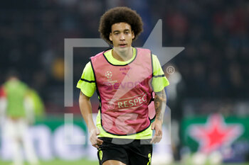 2021-10-19 - Axel Witsel of Borussia Dortmund warms up during the UEFA Champions League, Group C football match between Ajax and Borussia Dortmund on October 19, 2021 at Johan Cruijff ArenA in Amsterdam, Netherlands - AJAX VS BORUSSIA DORTMUND - UEFA CHAMPIONS LEAGUE - SOCCER