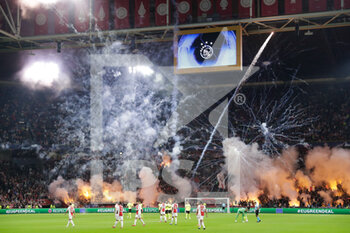 2021-10-19 - Ambiance during the UEFA Champions League, Group C football match between Ajax and Borussia Dortmund on October 19, 2021 at Johan Cruijff ArenA in Amsterdam, Netherlands - AJAX VS BORUSSIA DORTMUND - UEFA CHAMPIONS LEAGUE - SOCCER