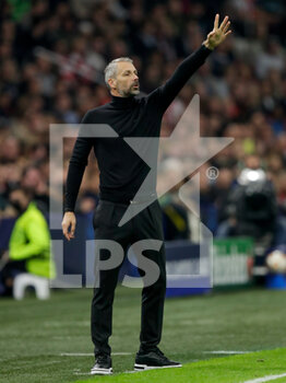 2021-10-19 - Head coach Marco Rose of Borussia Dortmund during the UEFA Champions League, Group C football match between Ajax and Borussia Dortmund on October 19, 2021 at Johan Cruijff ArenA in Amsterdam, Netherlands - AJAX VS BORUSSIA DORTMUND - UEFA CHAMPIONS LEAGUE - SOCCER