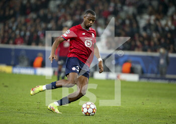2021-10-20 - Tiago Djalo of Lille during the UEFA Champions League, Group G football match between Lille OSC (LOSC) and Sevilla FC on October 20, 2021 at Stade Pierre Mauroy in Villeneuve-d'Ascq near Lille, France - LILLE OSC (LOSC) VS SEVILLA FC - UEFA CHAMPIONS LEAGUE - SOCCER