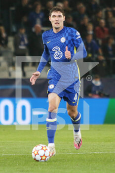 2021-11-02 - Andreas Christensen of FC Chelsea during the UEFA Champions League, Group H football match between Malmo FF and Chelsea FC on November 2, 2021 at Eleda Stadion in Malmo, Sweden - MALMO FF VS CHELSEA FC - UEFA CHAMPIONS LEAGUE - SOCCER