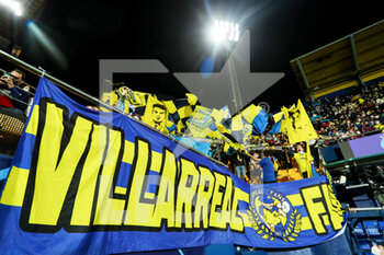 2021-11-02 - Fans of Villarreal during the UEFA Champions League, Group F football match between Villarreal CF and BSC Young Boys on November 2, 2021 at the Ceramica Stadium in Castellon, Spain - VILLARREAL CF VS BSC YOUNG BOYS - UEFA CHAMPIONS LEAGUE - SOCCER