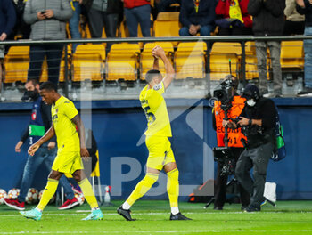 2021-11-02 - Arnaut Groeneveld of Villarreal celebrates a goal during the UEFA Champions League, Group F football match between Villarreal CF and BSC Young Boys on November 2, 2021 at the Ceramica Stadium in Castellon, Spain - VILLARREAL CF VS BSC YOUNG BOYS - UEFA CHAMPIONS LEAGUE - SOCCER