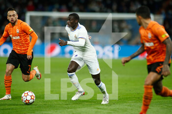 2021-11-03 - Ferland Mendy of Real Madrid during the UEFA Champions League, Group D football match between Real Madrid and Shakhtar Donetsk on November 03, 2021 at Santiago Bernabeu stadium in Madrid, Spain - REAL MADRID VS SHAKHTAR DONETSK - UEFA CHAMPIONS LEAGUE - SOCCER