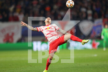 2021-11-03 - Jose Angelino of Leipzig during the UEFA Champions League, Group A football match between RB Leipzig and Paris Saint-Germain on November 3, 2021 at Red Bull Arena in Leipzig, Germany - RB LEIPZIG VS PARIS SAINT-GERMAIN - UEFA CHAMPIONS LEAGUE - SOCCER
