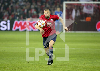 2021-11-23 - Burak Yilmaz of Lille during the UEFA Champions League, Group G football match between Lille OSC (LOSC) and FC RB Salzburg on November 23, 2021 at Pierre Mauroy stadium in Villeneuve-d'Ascq near Lille, France - LILLE LOSC VS FC SALZBURG - UEFA CHAMPIONS LEAGUE - SOCCER