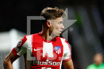 2021-11-24 - Marcos Llorente of Atletico de Madrid during the UEFA Champions League, Group B football match between Atletico de Madrid and AC Milan on November 24, 2021 at Wanda Metropolitano stadium in Madrid, Spain - ATLETICO DE MADRID VS AC MILAN - UEFA CHAMPIONS LEAGUE - SOCCER