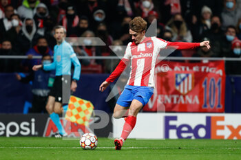 2021-11-24 - Antoine Griezmann of Atletico de Madrid during the UEFA Champions League, Group B football match between Atletico de Madrid and AC Milan on November 24, 2021 at Wanda Metropolitano stadium in Madrid, Spain - ATLETICO DE MADRID VS AC MILAN - UEFA CHAMPIONS LEAGUE - SOCCER