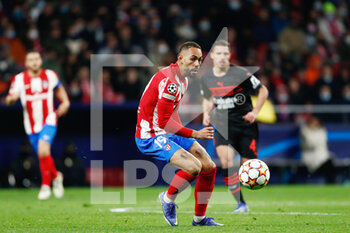 2021-11-24 - Matheus Cunha of Atletico de Madrid during the UEFA Champions League, Group B football match between Atletico de Madrid and AC Milan on November 24, 2021 at Wanda Metropolitano stadium in Madrid, Spain - ATLETICO DE MADRID VS AC MILAN - UEFA CHAMPIONS LEAGUE - SOCCER
