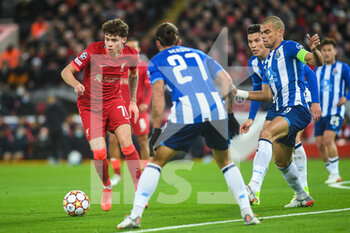 2021-11-24 - Liverpool's defender Neco Williams (76) during the UEFA Champions League, Group B football match between Liverpool FC and FC Porto on November 24, 2021 at Anfield stadium in Liverpool, England - LIVERPOOL FC VS FC PORTO - UEFA CHAMPIONS LEAGUE - SOCCER