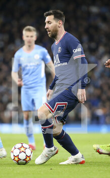 2021-11-24 - Lionel Messi of PSG during the UEFA Champions League, Group A football match between Manchester City and Paris Saint-Germain (PSG) on November 24, 2021 at Etihad Stadium in Manchester, England - MANCHESTER CITY VS PARIS SAINT-GERMAIN (PSG) - UEFA CHAMPIONS LEAGUE - SOCCER