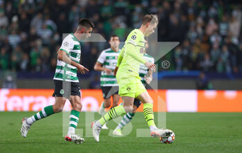 2021-11-24 - Steffen Tigges of Borussia Dortmund during the UEFA Champions League, Group C football match between Sporting Lisbon and Borussia Dortmund on November 24, 2021 at Jose Alvalade stadium in Lisbon, Portugal - SPORTING LISBON VS BORUSSIA DORTMUND - UEFA CHAMPIONS LEAGUE - SOCCER
