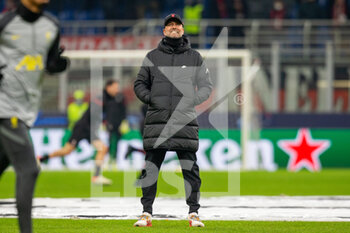 2021-12-07 - Liverpool manager Jurgen Klopp before the UEFA Champions League, Group B football match between AC Milan and Liverpool FC on December 7, 2021 at San Siro Stadium in Milan, Italy - AC MILAN VS LIVERPOOL FC - UEFA CHAMPIONS LEAGUE - SOCCER