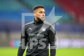 2021-12-07 - Zack Steffen (13) of Manchester City warms up during the UEFA Champions League, Group A football match between RB Leipzig and Manchester City on December 7, 2021 at Red Bull Arena in Leipzig, Germany - RB LEIPZIG VS MANCHESTER CITY - UEFA CHAMPIONS LEAGUE - SOCCER
