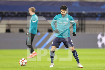 2021-12-07 - Ä°lkay Gundogan (8) of Manchester City warms up during the UEFA Champions League, Group A football match between RB Leipzig and Manchester City on December 7, 2021 at Red Bull Arena in Leipzig, Germany - RB LEIPZIG VS MANCHESTER CITY - UEFA CHAMPIONS LEAGUE - SOCCER