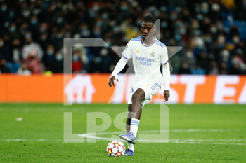 2021-12-07 - Eduardo Camavinga of Real Madrid during the UEFA Champions League, Group D football match between Real Madrid and FC Internazionale on December 7, 2021 at Santiago Bernabeu stadium in Madrid, Spain - REAL MADRID VS FC INTERNAZIONALE - UEFA CHAMPIONS LEAGUE - SOCCER