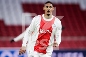 2021-12-07 - Sebastien Haller of Ajax during the UEFA Champions League, Group C football match between Ajax and Sporting Clube de Portugal on December 7, 2021 at Johan Cruijff ArenA in Amsterdam, Netherlands - AJAX VS SPORTING CLUBE DE PORTUGAL - UEFA CHAMPIONS LEAGUE - SOCCER