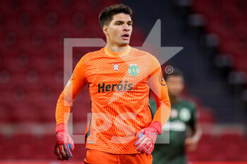 2021-12-07 - Goalkeeper Joao Virginia of Sporting CP during the UEFA Champions League, Group C football match between Ajax and Sporting Clube de Portugal on December 7, 2021 at Johan Cruijff ArenA in Amsterdam, Netherlands - AJAX VS SPORTING CLUBE DE PORTUGAL - UEFA CHAMPIONS LEAGUE - SOCCER