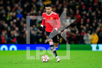 2021-12-08 - MANCHESTER, ENGLAND - DECEMBER 08: Jesse Lingard of Manchester United controls the ball during the UEFA Champions League group F match between Manchester United and BSC Young Boys at Old Trafford on December 8, 2021 in Manchester, United Kingdom. - MANCHESTER UNITED VS BSC YOUNG BOYS - UEFA CHAMPIONS LEAGUE - SOCCER