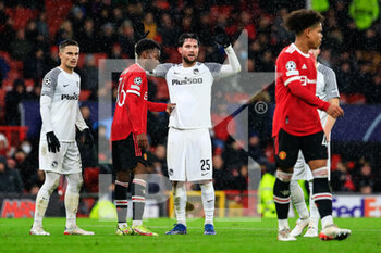 2021-12-08 - MANCHESTER, ENGLAND - DECEMBER 08: Jordan Lefort of Young Boys (C) reacts during the UEFA Champions League group F match between Manchester United and BSC Young Boys at Old Trafford on December 8, 2021 in Manchester, United Kingdom. - MANCHESTER UNITED VS BSC YOUNG BOYS - UEFA CHAMPIONS LEAGUE - SOCCER